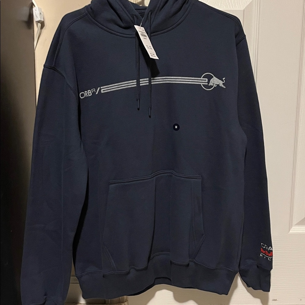 Hollister Hoodie with Oracle Red Bull Racing Graphic Design. NWT